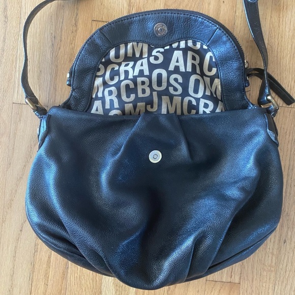 Marc Jacobs Black Pebbled Leather Crossbody Bag Workwear Classic Q Natas… - Picture 2 of 7